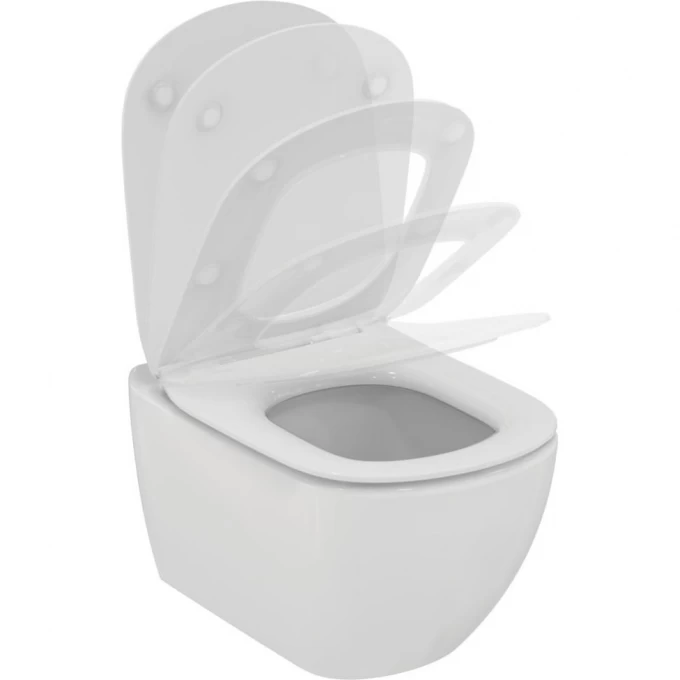 Промо-комплект IDEAL STANDARD TESI (T007901 Подвесной унитаз, T352701 Тонкое сиденье и крышка) TT00001 Промо-комплект IDEAL STANDARD TESI (T007901 Подвесной унитаз, T352701 Тонкое сиденье и крышка) TT00001